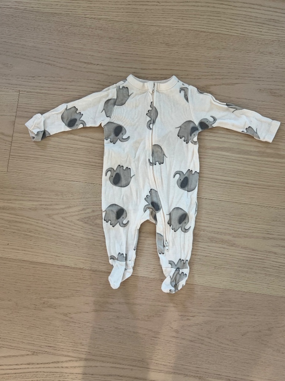 Old Navy Baby Elephant Footed Sleeper | Size 0–3M